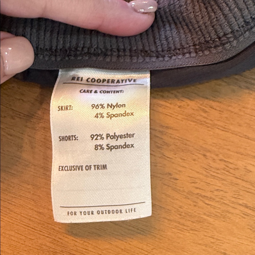 REI Cooperative Black Skort - Picture 4 of 7